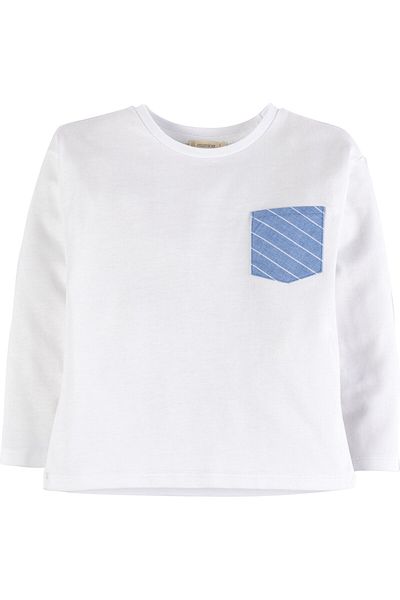 İdilbaby&Mamino İDİLBABY&MAMİNO costum de pijama cu dungi albastre pentru băiat