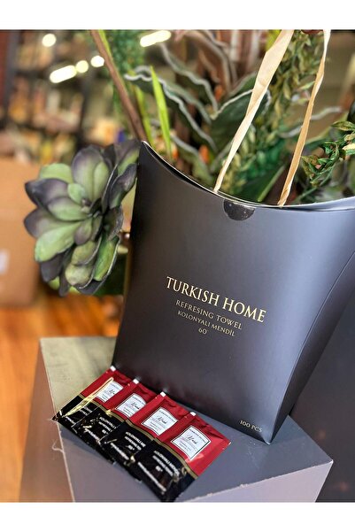 Turkish Home Kolonyalı Mendil Musk-100 Adet