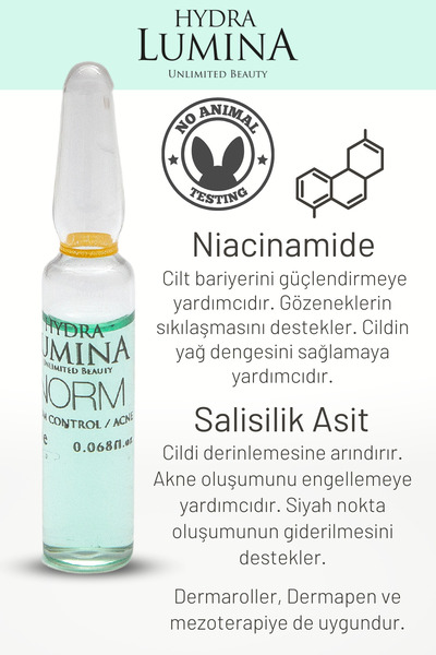 HYDRA LUMINA Norm & Karşıtı Cilt Bakım Ampulü - 6 Adet