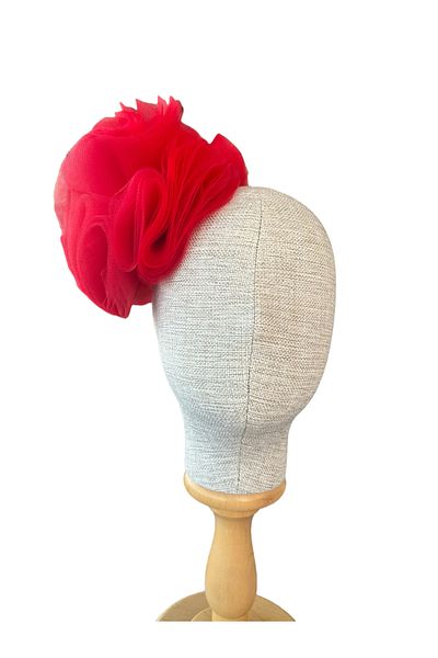 zühre balaban red tulle hair accessory clip scrunchies
