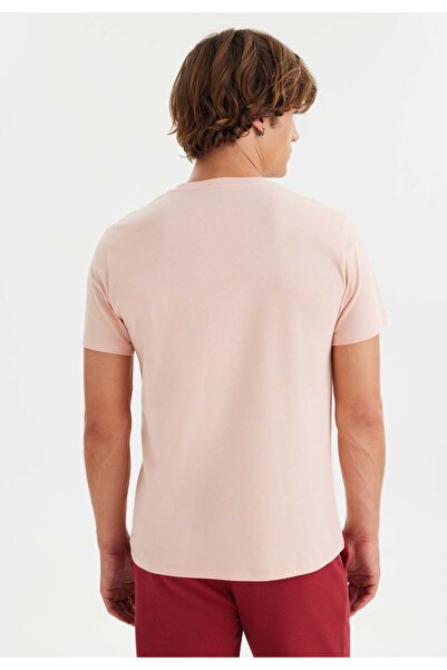 WESTMARK LONDON Чоловіча бавовняна футболка з ліловим принтом і велосипедним коміром WMCARTOON BOARD