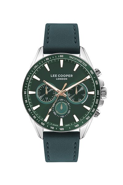 Lee Cooper LEECOOPER LC07596 LEATHER CORDONED 3 ATM WATER RESISTANT MEN'S Wristwatch