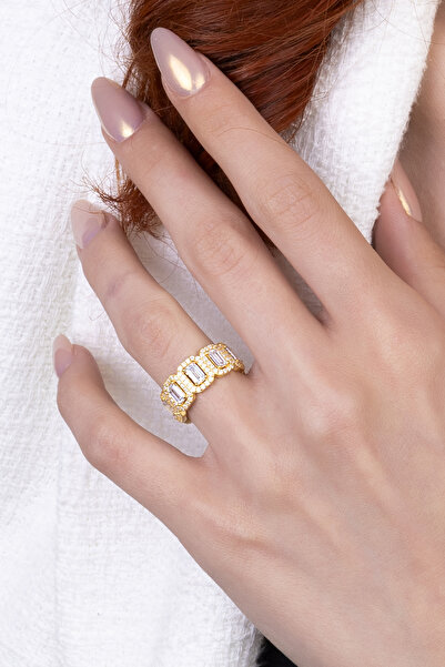 goldberia Tam Tur Baget Alyans Yüzük