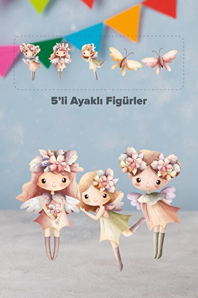 eddadijital Ayaklı Maket Figür Peri Kızı Konsepti Masa Üstü