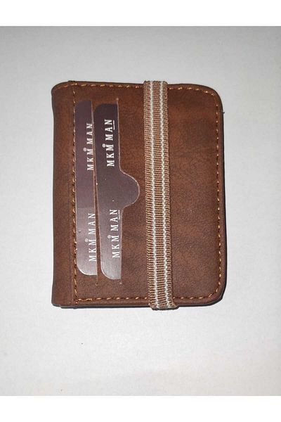 firdevsi hobi nubuck vertical rubberized card holder wallet