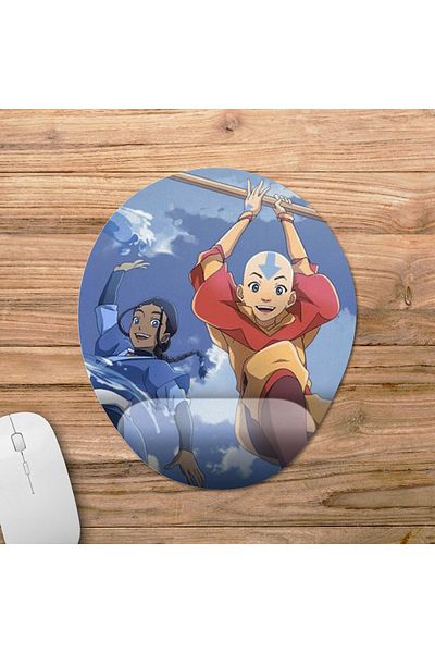 Pixxa Avatar: موديل لوحة الماوس بمساعدة المعصم The Last Airbender - 6 بيضاوي