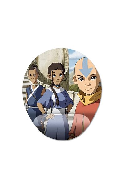 Pixxa Avatar: موديل لوحة الماوس بمساعدة المعصم The Last Airbender - 2 بيضاوي