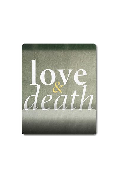 Pixxa لوحة ماوس مع مسند للمعصم موديل Love & Death - 1