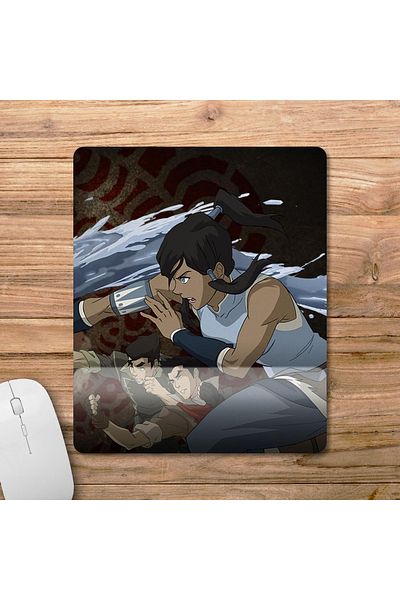 Pixxa الصورة الرمزية: نموذج لوحة الماوس The Legend of Korra مع دعم المعصم - 1