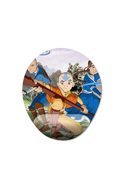 Pixxa Avatar: موديل لوحة الماوس بمساعدة المعصم The Last Airbender - بيضاوي واحد