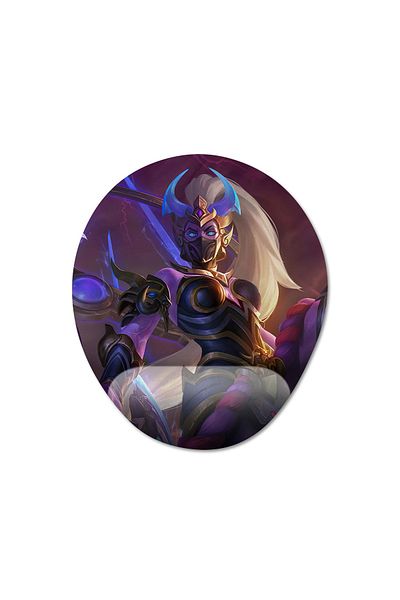 Pixxa Mobile Legends - موديل لوحة ماوس Hanabi مع دعم للمعصم - 4 بيضاوي