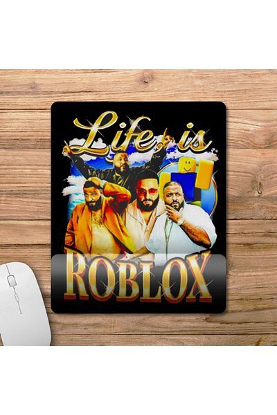 Pixxa لوحة ماوس مدعومة للمعصم من Life is Roblox - موديل DJ Khaled - 2