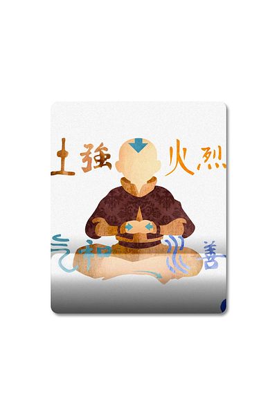 Pixxa الصورة الرمزية: نموذج لوحة الماوس مع مسند المعصم Airbender الأخير - 4