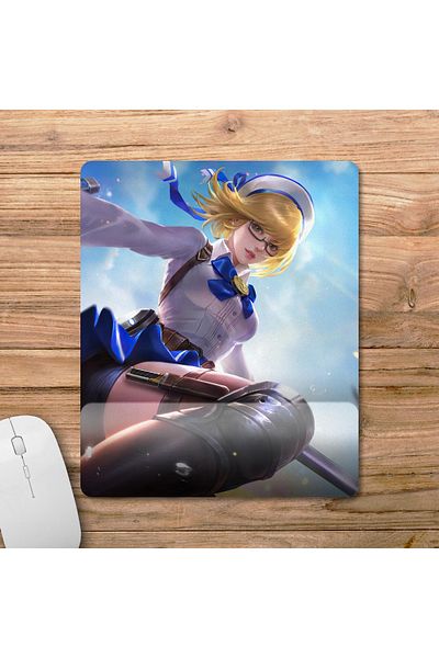 Pixxa Mobile Legends - موديل لوحة ماوس فاني مع دعم للمعصم - 8