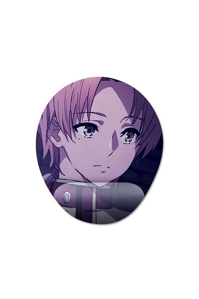 Pixxa موديل لوحة ماوس مع مسند للمعصم من Mushoku Tensei - 2 بيضاوي