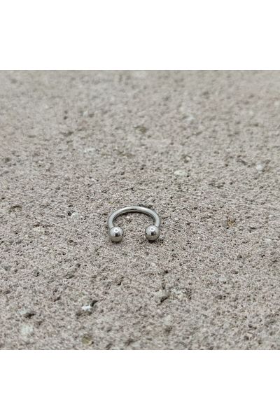 Liva CERRAHİ STEEL STAINLESS UNTARNED RING PIERCING (EAR, EARRINGS, SEPTUM, LIP)