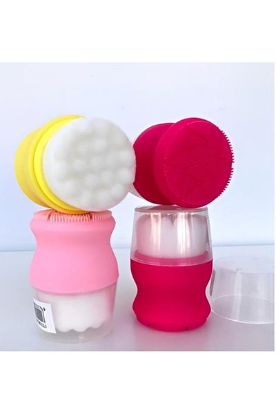 YARICCI COSMETICS Double Sided Handle-Free Face and Skin Cleansing Brush