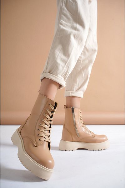 HVZ Exclusive Μπότες Nude Color