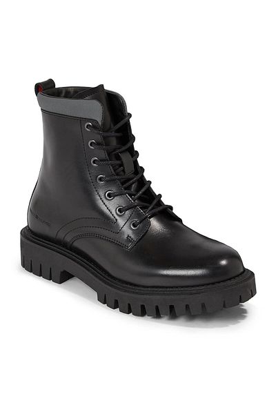 Tommy Hilfiger Cizme negre Tommy Hilfiger Pantofi pentru bărbați