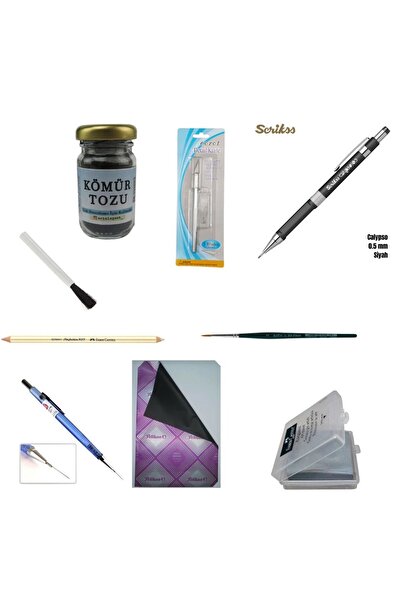 Art Tone Çini Sanatı Başlangıç Seti Tüm Yardımcı Malzemeler Porfesyonel Set