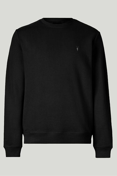 COMBİNE MİCHAİL Μαύρο χρώμα Basic Crew Neck Relaxed ανδρικό φούτερ