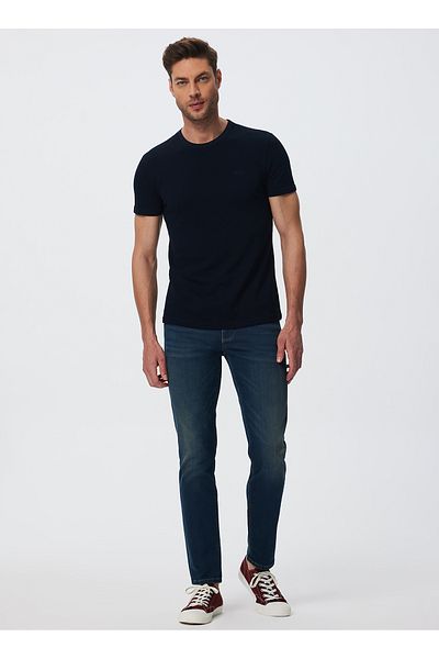 Lee Cooper Normal Waist Slim Straight Men's Denim Trousers 241 LCM121030 JAGGER ABIGAIL TRB D
