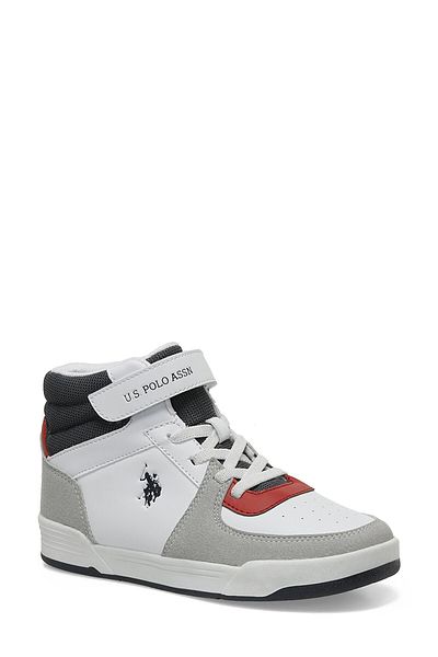U.S. Polo Assn. CLINE HI 3PR White Boy High Sneaker