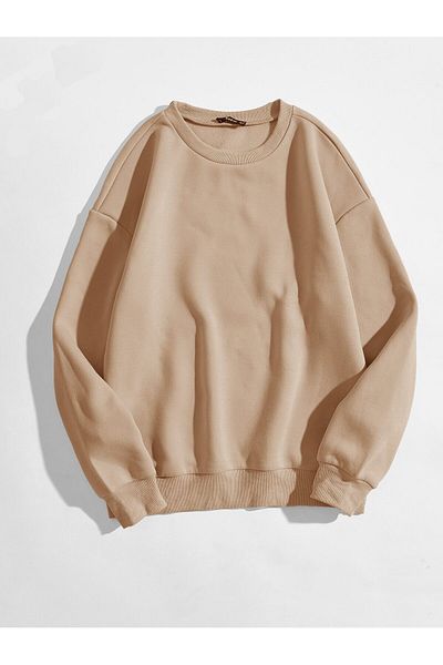 DAXİS Sportwear Company Unprinted Crew Neck Oversize Unisex Sweatshirt DAXİS Sportwear Company
