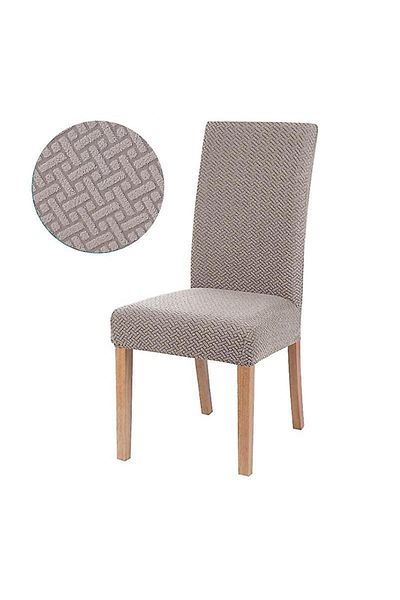 Bright Home Εύκαμπτο κάλυμμα καρέκλας Lycra με σχέδιο τούβλου 1 τεμαχίου