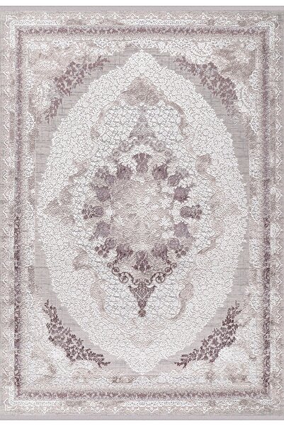 Anatolian Carpet Store MOCCA KLASİK 5135L KREM-LİLA MAKİNE HALISI