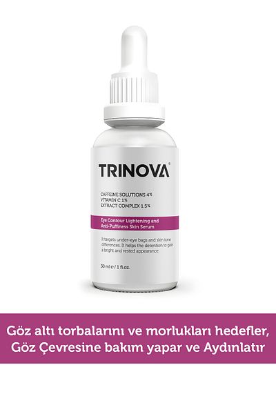 Trinova Anti-Puffing and Dark Circles Eye Contour Lightening and Anti-puffiness Skin (caffeine 4% Vitamin C