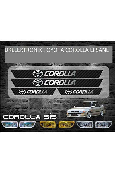 DKELEKTRONİK DKELETRONİK Toyota Corolla Efsane Kasa Sis Farı Mavi