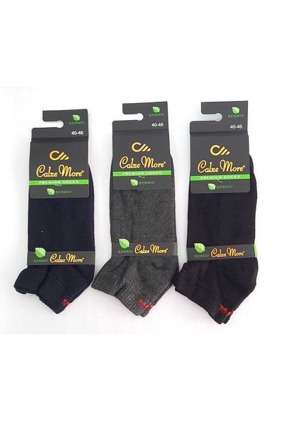 hefox 3 ζευγάρια ανδρικές κάλτσες Calze More Bamboo Thermal Booties