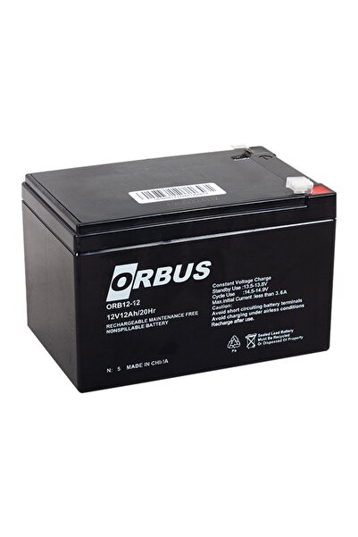 ORBUS 12 V 12 Ah-Amper Ups Kuru Tip Agm ORBUS.Pilsan