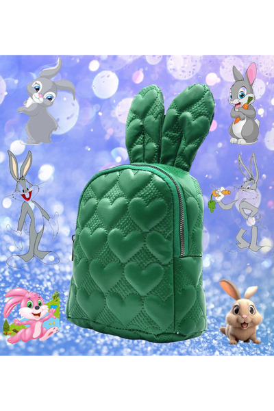 Shopiolog Παιδική τσάντα με καρδιά αυτιού κουνελιού