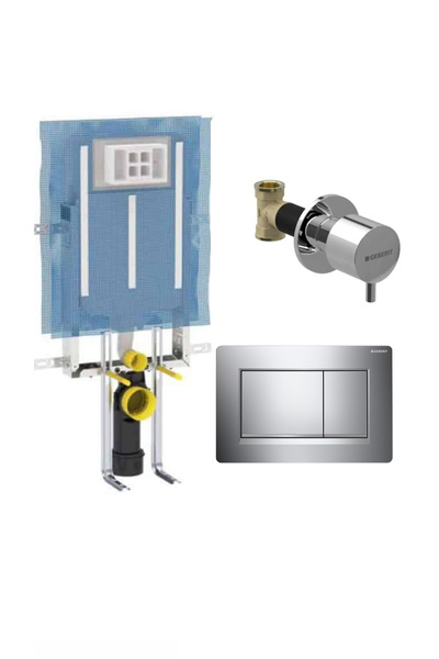 Geberit Alpha Tuğla 8cm Ince Tip Gömme Rezervuar Seti 110.792.00.1 - 616.004....