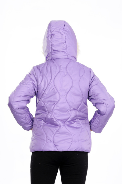 VODENS Kız Çocuk iç Polarlı Kalın Kürklü Su İtici Lila Mont