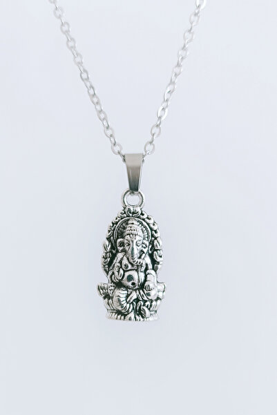 Sihirli Titreşimler Ganesha Yantra Engelleri Kaldırma Paslanmaz Çelik Zincirl...