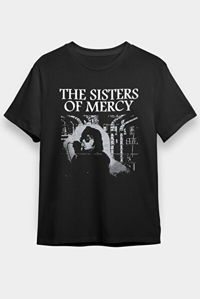 Adrift Ko Buta Sisters Of Mercy εμπριμέ Unisex Μαύρο T-shirt - Tshirt T58311