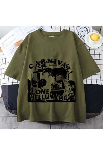 Adrift Tricou kaki One Helluva Ride (UNISEX) Helluva