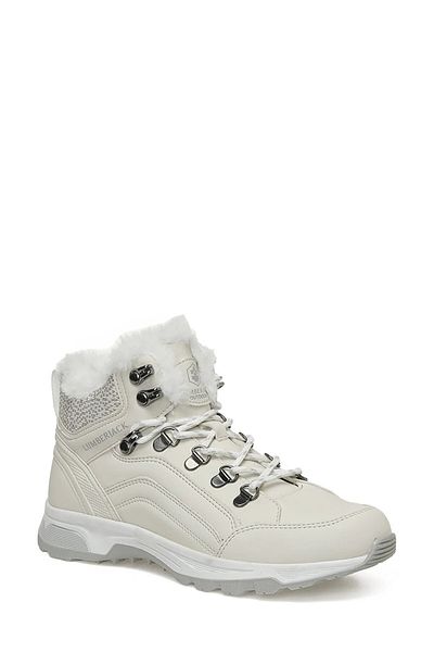 lumberjack Γυναικείες μπότες εξωτερικού χώρου Debora White Color Wool