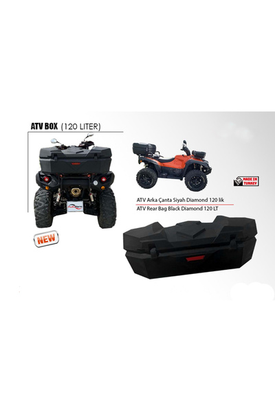 MOTOANL Atv Arka Bagaj Çanta Abs Materyal Özel Yaslanma Bölmeli Dayanıklı Atv...