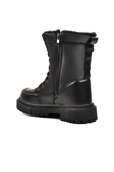 WALKWAY Zeta Siyah-Zümrüt İçi Kürklü Kadın Bot