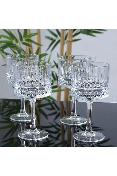 Paşabahçe 24 piece Elysia Series Glass Soft Drink Presentation Full Set Dowry Set