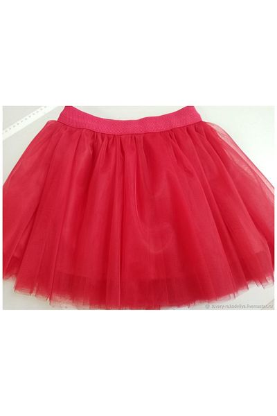bba new trend Girl's Red Skirt, School Skirt, Children's Day Skirt, 23 April Skirt