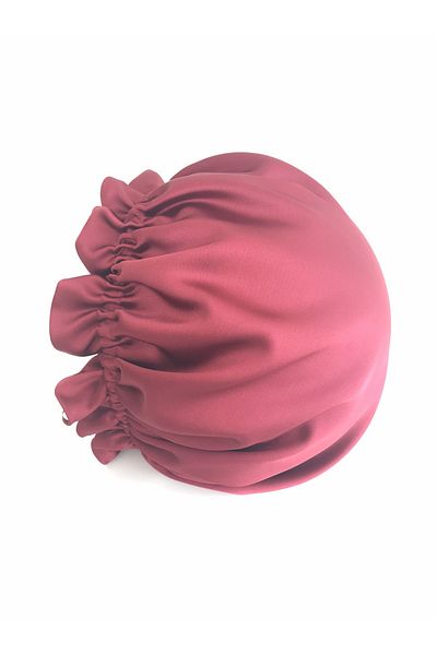 PratikDikisco Double-Sided Satin Hair Cap / Beret for Curly Hair