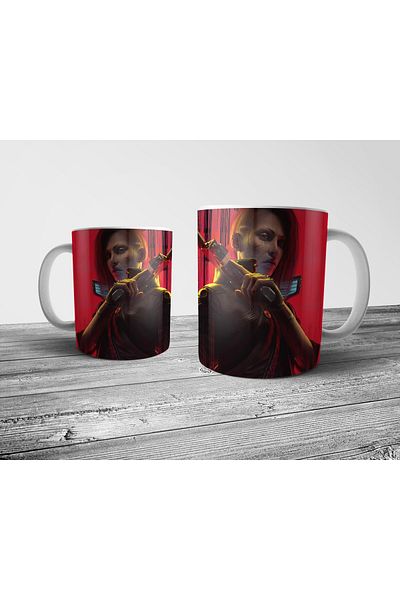 Pixxa Cyberpunk 2077: Phantom Liberty Mug Cup Model 2