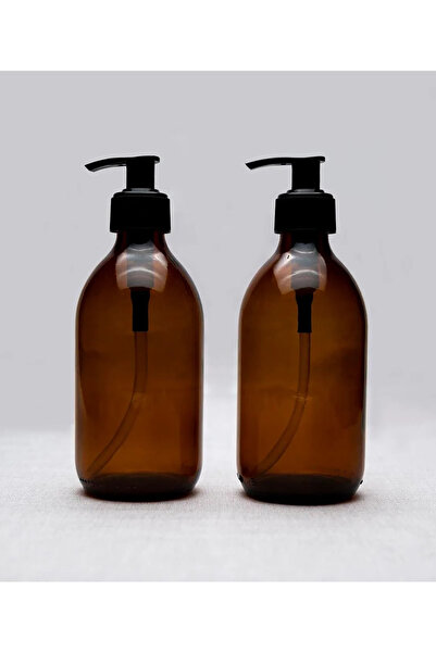 Sampex 250ml Amber Cam Sıvı Sabunluk ( 2 Adet )