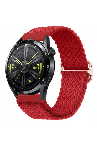 Ally 22MM Gear S3 Watch 4 -Gt2 GT2E 46MM Japon Tokalı Elastik Kayış Kordon KI...