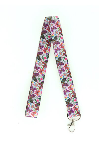 YİĞİTBAŞI Rengarenk Kelebekler Boyun Ipi Ve Telefon Askısı Okul ,hastane ,asç...